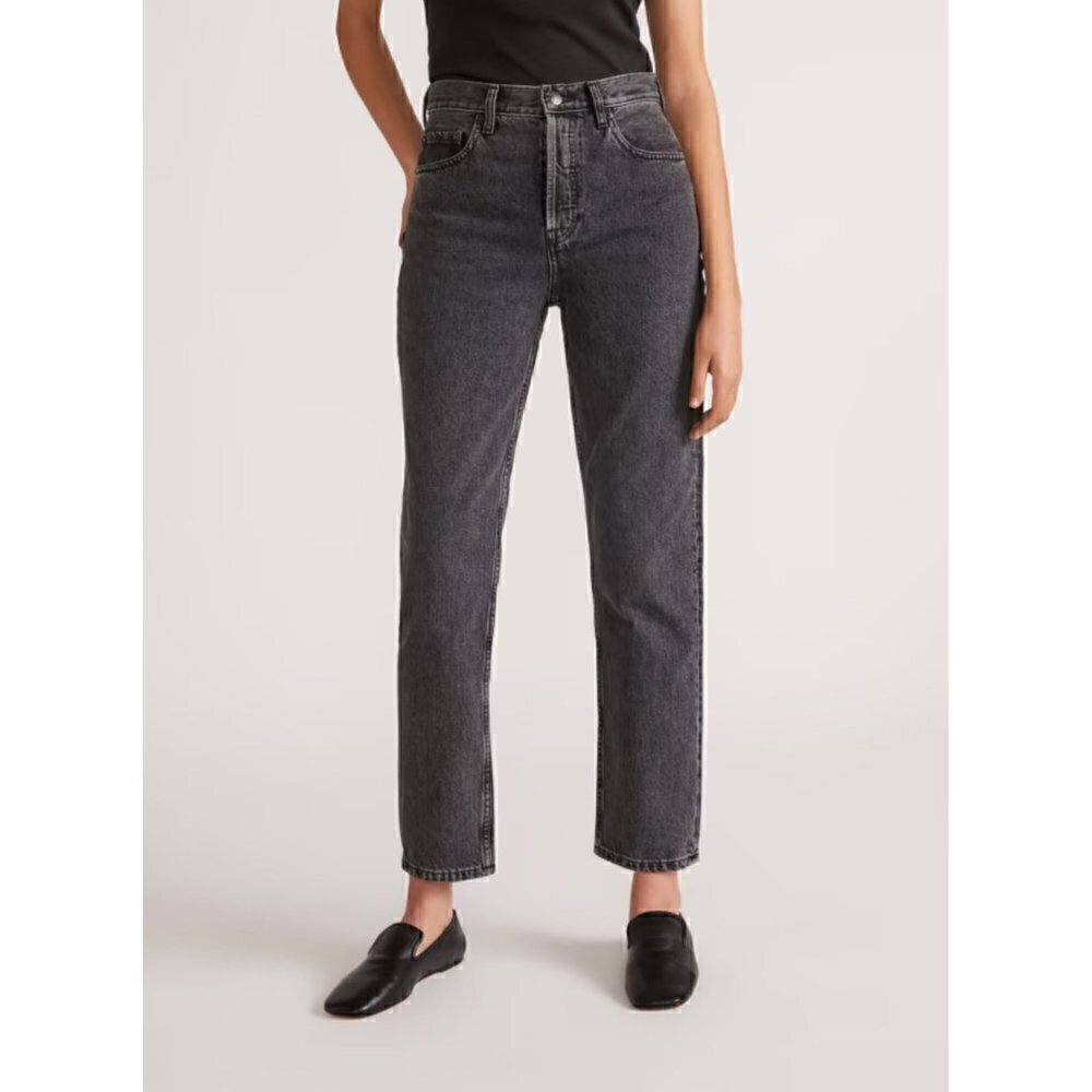 NWOT Everlane High Rise Skinny Jeans in Black 26